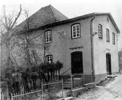 Synagoge -Außenansicht 1935