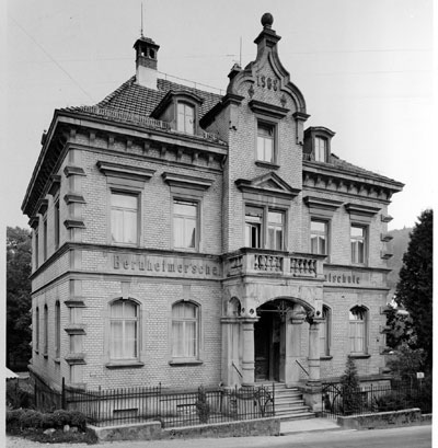 Freudenstadt: Die Kernstadt nach dem Wiederaufbau (Luftaufnahme von 1957)