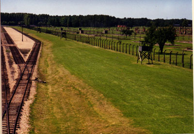 Auschwitz - Endstation eines Deportationszuges mit Laupheimer Juden (Friedrich Adler) im Juni 1942