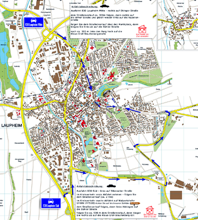 Stadtplan Laupheim