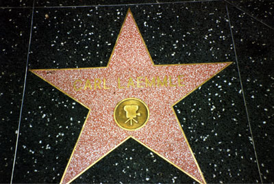 Laemmles Stern auf dem Walk of Fame, Hollywood Bvd, Los Angeles