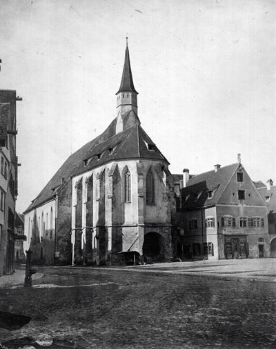 Barfüßerkirche auf dem Münsterplatz