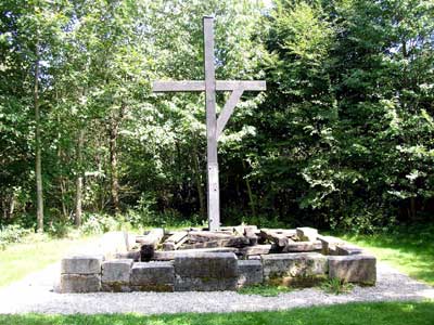 Ort der Hinrichtungen im Galgenwald nordwestlich von Ellwangen