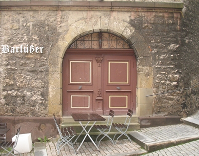 Eingang zur ersten Schule in Schwäbisch Hall