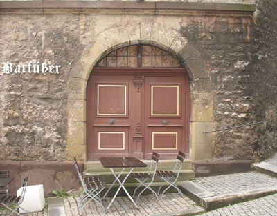 Eingang zur ersten Schule in Schwäbisch Hall