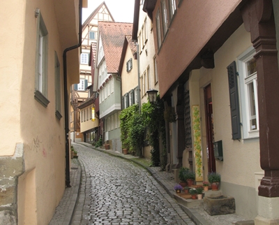 Pfarrgasse mit mittelalterlichem Flair