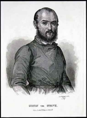Gustav von Struve als Revolutionär 