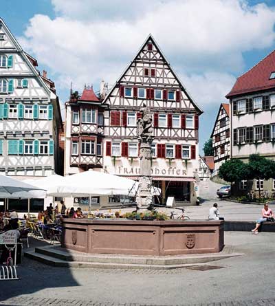 Herrenberg, Marktbrunnen.