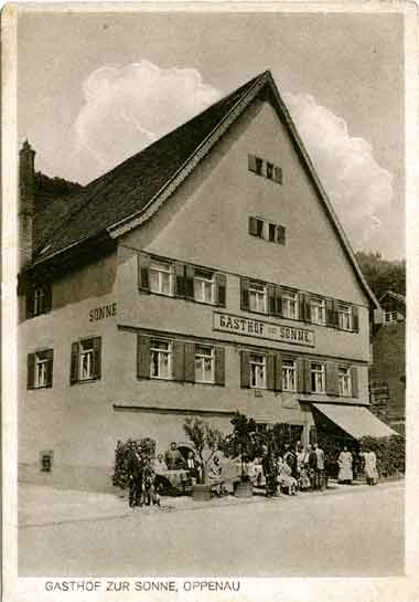 Gasthof Sonne - um 1900