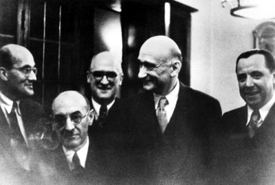 Konferenz des französischen Außenministers Robert Schuman