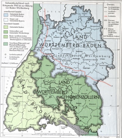 Südwestdeutschland nach dem Ende des Zweiten Weltkriegs