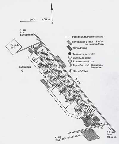 Plan des Lagers 