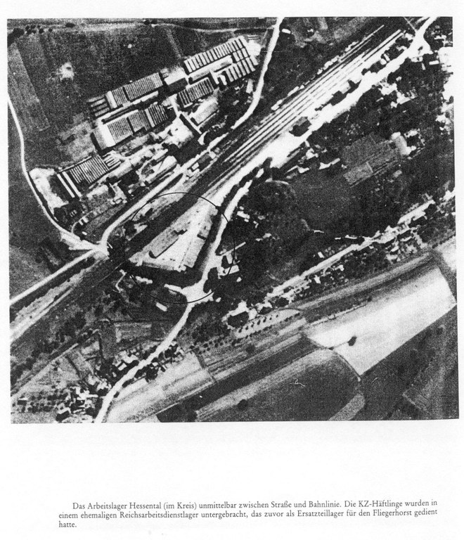 Luftbild des Lagers (1944/45)