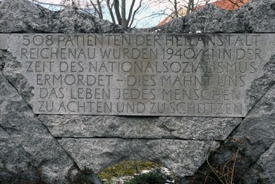 Denkmal für die "Euthanasie"-Opfer im ZPR