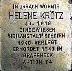 Stolperstein für Helene Krötz