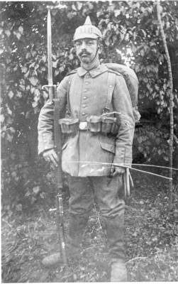 Karl Nachmann als Soldat des Deutschen Heeres 