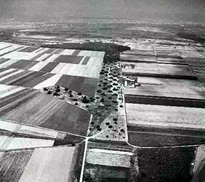 Der ehemalige Flugplatz im Jahr 1969
