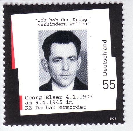 Georg Elser: Sonderbriefmarke 2003 