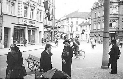 Gertrud Luckner in Freiburg am Schwabentor 1936