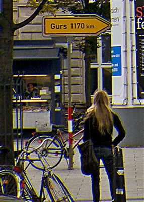 Gurs-Wegweiser Mannheim Hauptbahnhof 