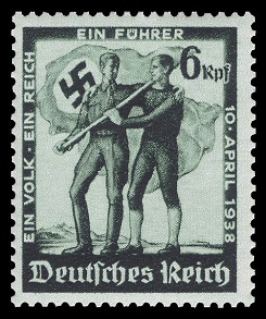 Briefmarke zur Volksabstimmung