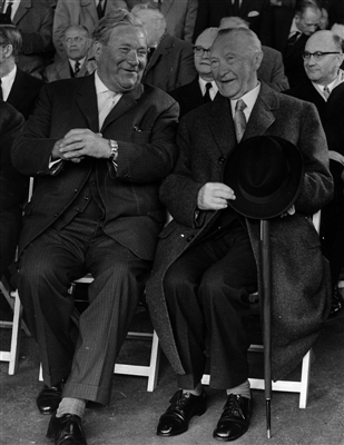 Carlo Schmid und Konrad Adenauer