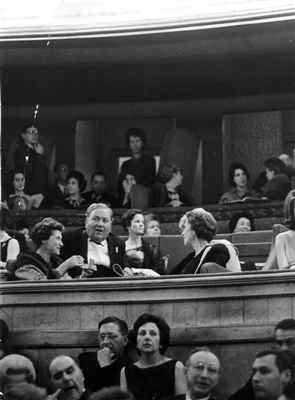 Konzert der Berliner Philharmoniker unter Herbert von Karajan 