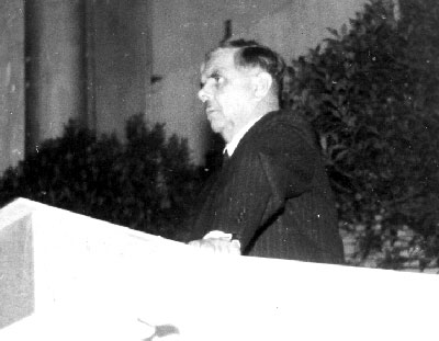 Richard Freudenberg im Wahlkampf 1949 