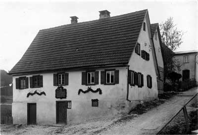 Geburtshaus in Buttenhausen 1927