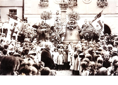 Feierliche Abnahme der Glocken, Rathausplatz Sigmaringen