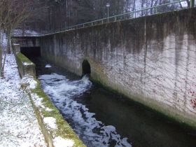 Vorfluter einer kommunalen Kläranlage