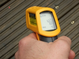 Berührungslose Messung mit einem Pyrometer
