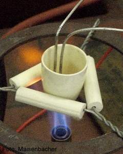 Leitfähigkeit einer Salzschmelze