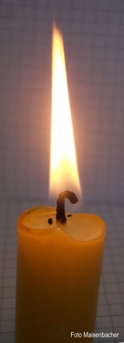 Portalbild-Kerze