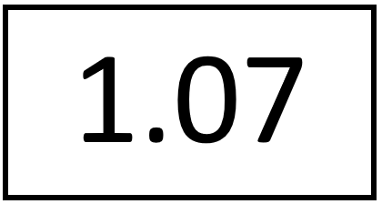 Türschild – 1.07 (ohne Farbstreifen)