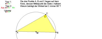 alle Schalter links: nur Aufgabenstellung wird angezeigt