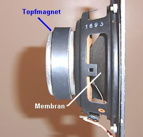 ein Lautsprecher von der Seite