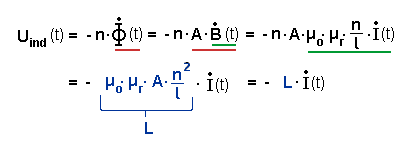 Formel Selbstinduktion