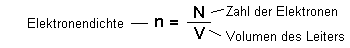 Elektronendichte