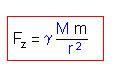 Gravitationsgesetz