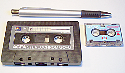Compakt- und Microcassette