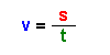 konstante Geschwindigkeit