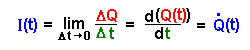Momentanstromstärke: Ableitung der Ladung-Zeit-Funktion