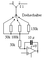 Realisierung mit Drehschalter