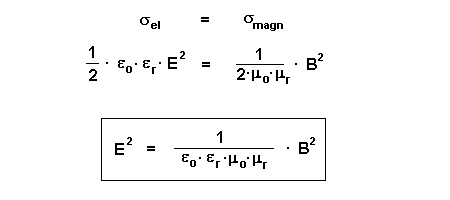 Gleichgewicht der Felddichten