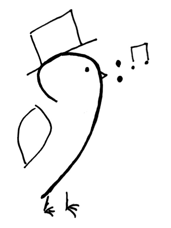 Bassschlüssel-Vogel