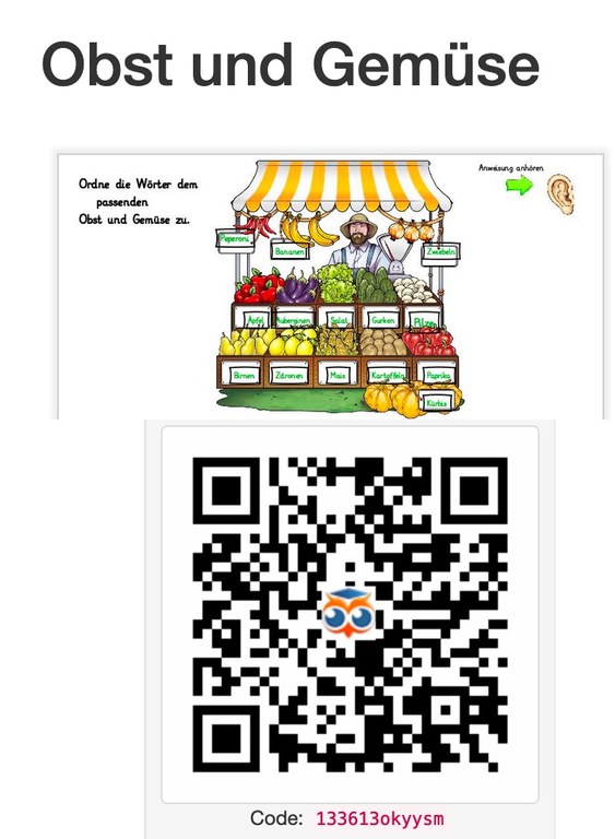 Obst und Gemüse