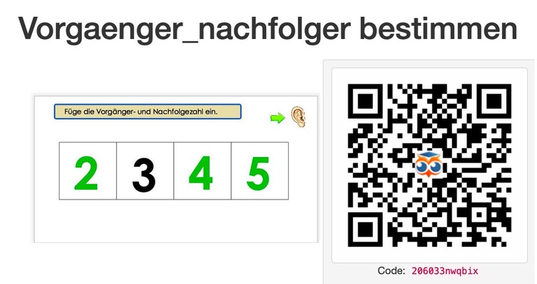 Vorgänger- und Nachfolgezahl