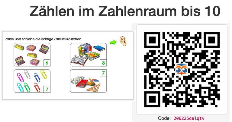 Zählen im ZR bis 10