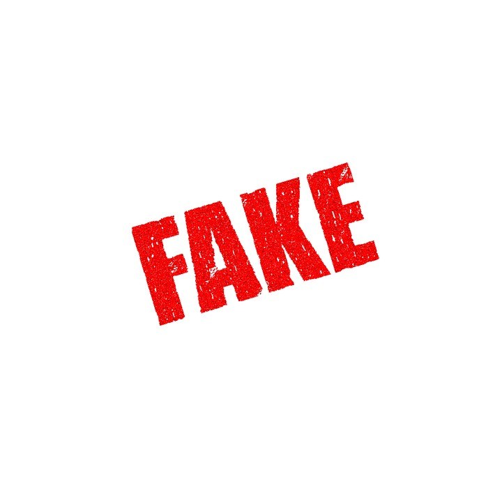 Wort "Fake" Wort "Fake"